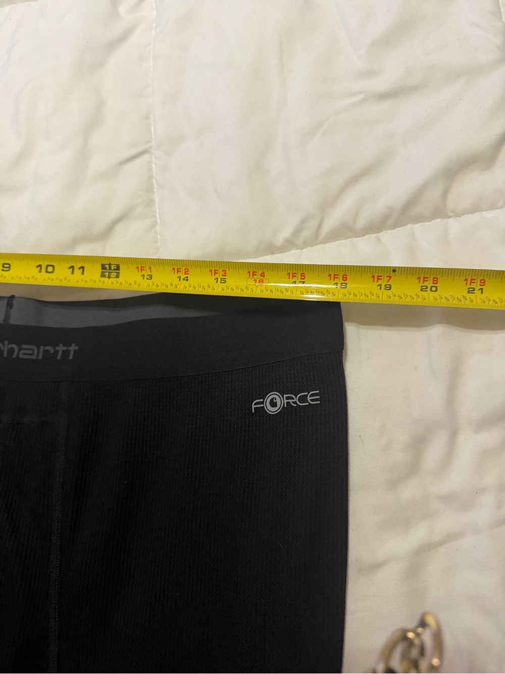 Carhartt Black Men's Thermal Leggings - Picture 7 of 7